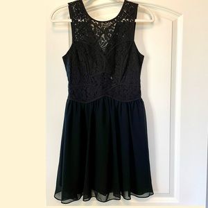 Black lace cocktail/mini dress - BCBG